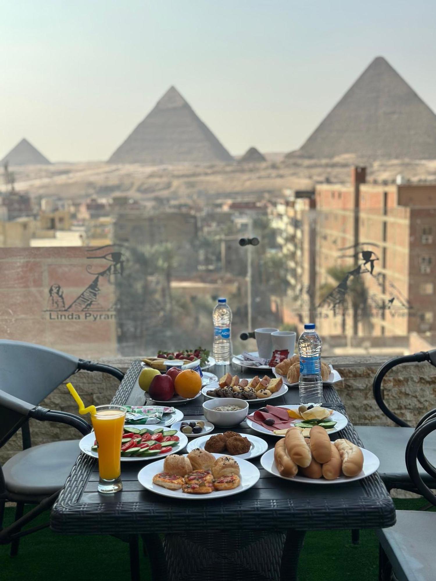 Piramide De Giza View Inn Kafret el-Gabal Buitenkant foto